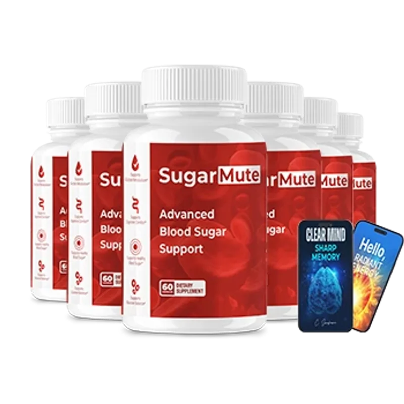 SugarMute Blood Sugar Relief Supplement — 6 Bottle / 180 Day Pack
